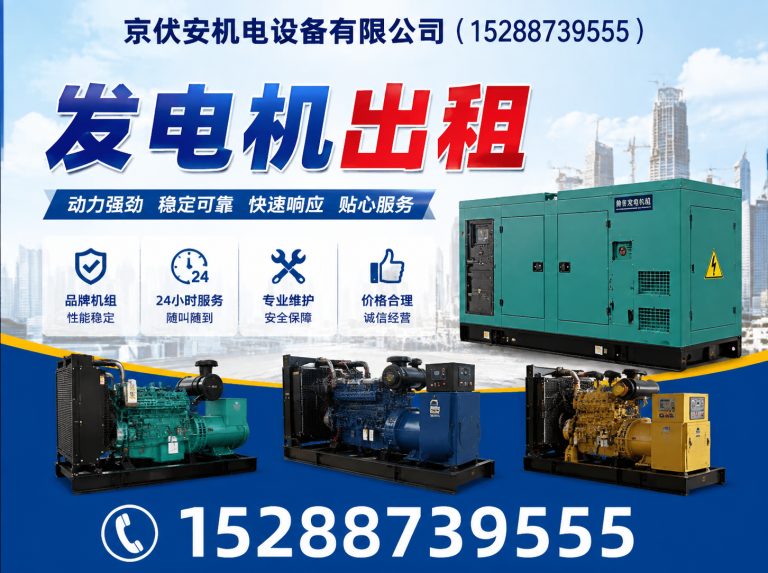 阿克苏应急发电机出租展示图