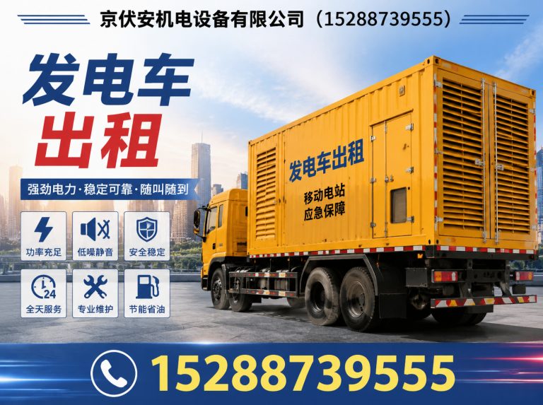阿克苏静音发电车租赁展示图